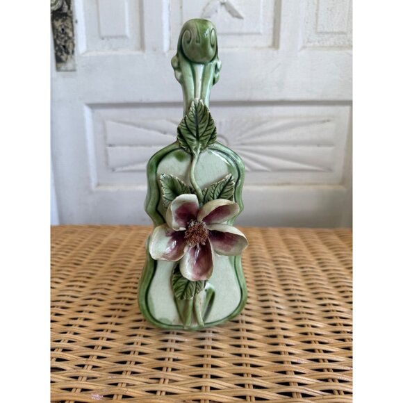 Vintage 50's Vee Jackson California Pottery Violin Wall Pocket Vase Flower - Picture 11 of 16
